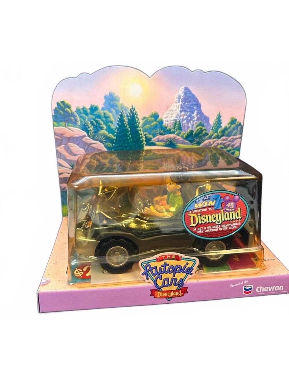 Chevron Autopia Dusty Disneyland Model Car NIB Vintage Collectible 2000